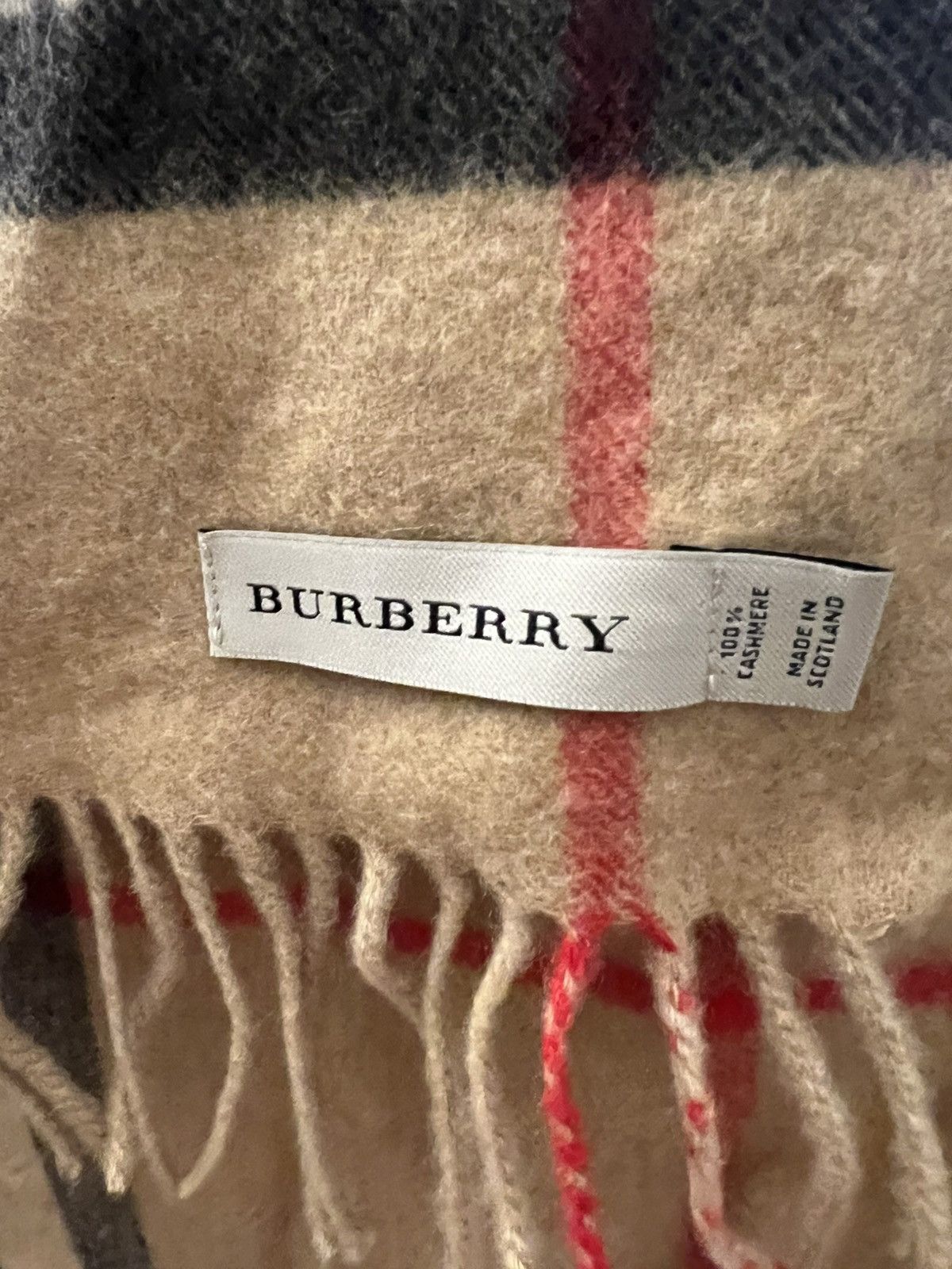Burberry Burberry 100% cashmere scarf Size ONE SIZE - 2 Thumbnail