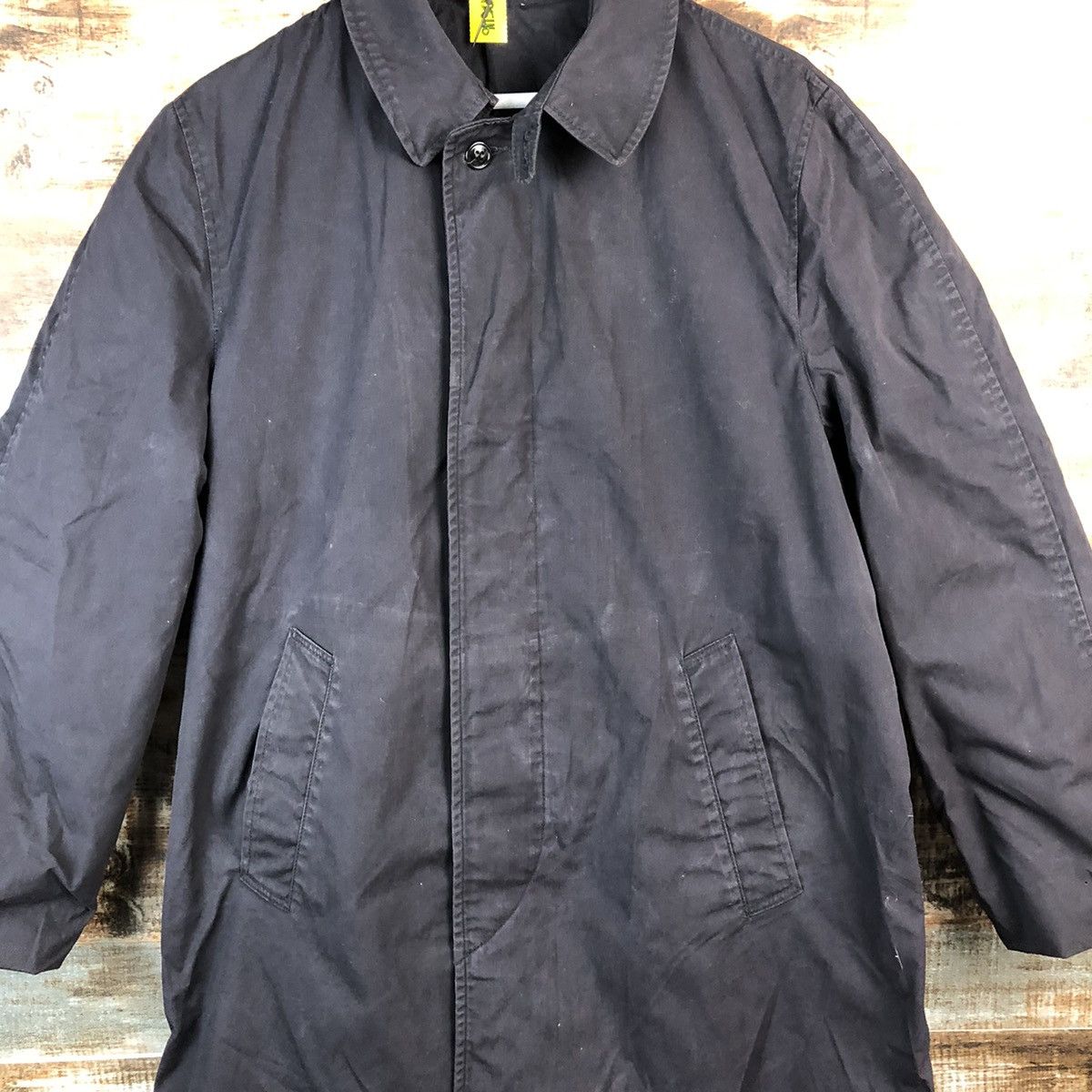 Vintage Vintage military Black Raincoats jacket #A2546 Size US L / EU 52-54 / 3 - 5 Thumbnail