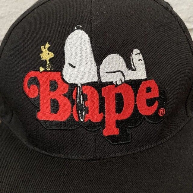 Bape BAPE × Snoopy Snapback Cap a bathing ape Hat Size ONE SIZE - 3 Thumbnail