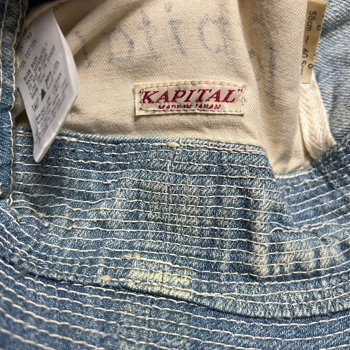 Kapital × Kapital Kountry Kapital BORO Old Man & The Sea Bucket Hat Size ONE SIZE - 6 Thumbnail