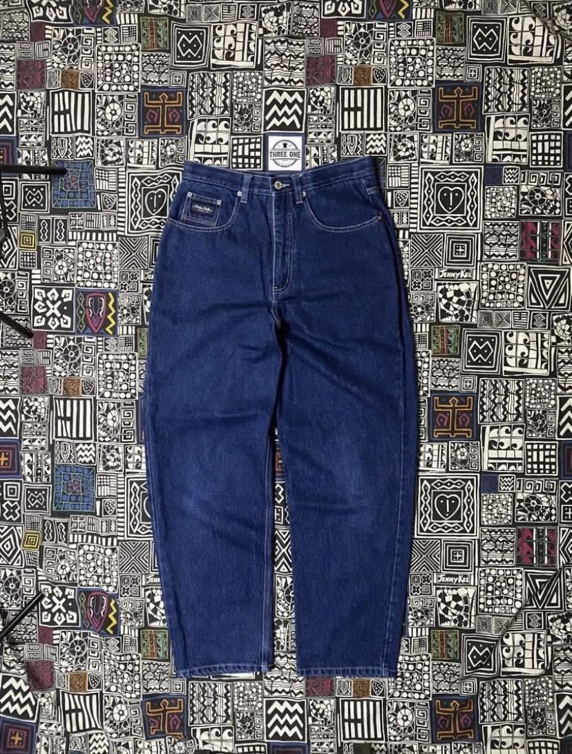 Pelle Pelle × Vintage PELLE PELLE BAGGY BLUE JEANS STYLE HIP HOP PANTS Size US 32 / EU 48 - 4 Thumbnail