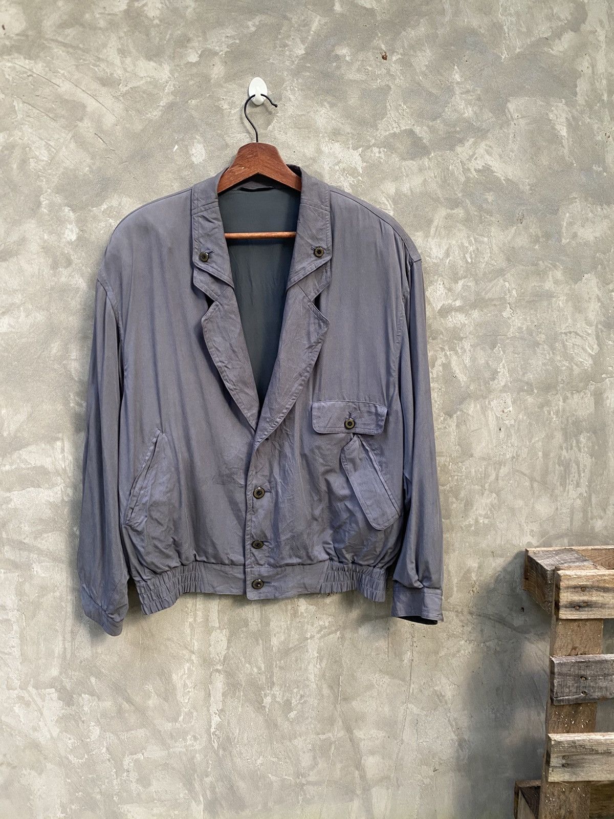 Balenciaga Balenciaga brooch destroyed Jacket | Grailed 