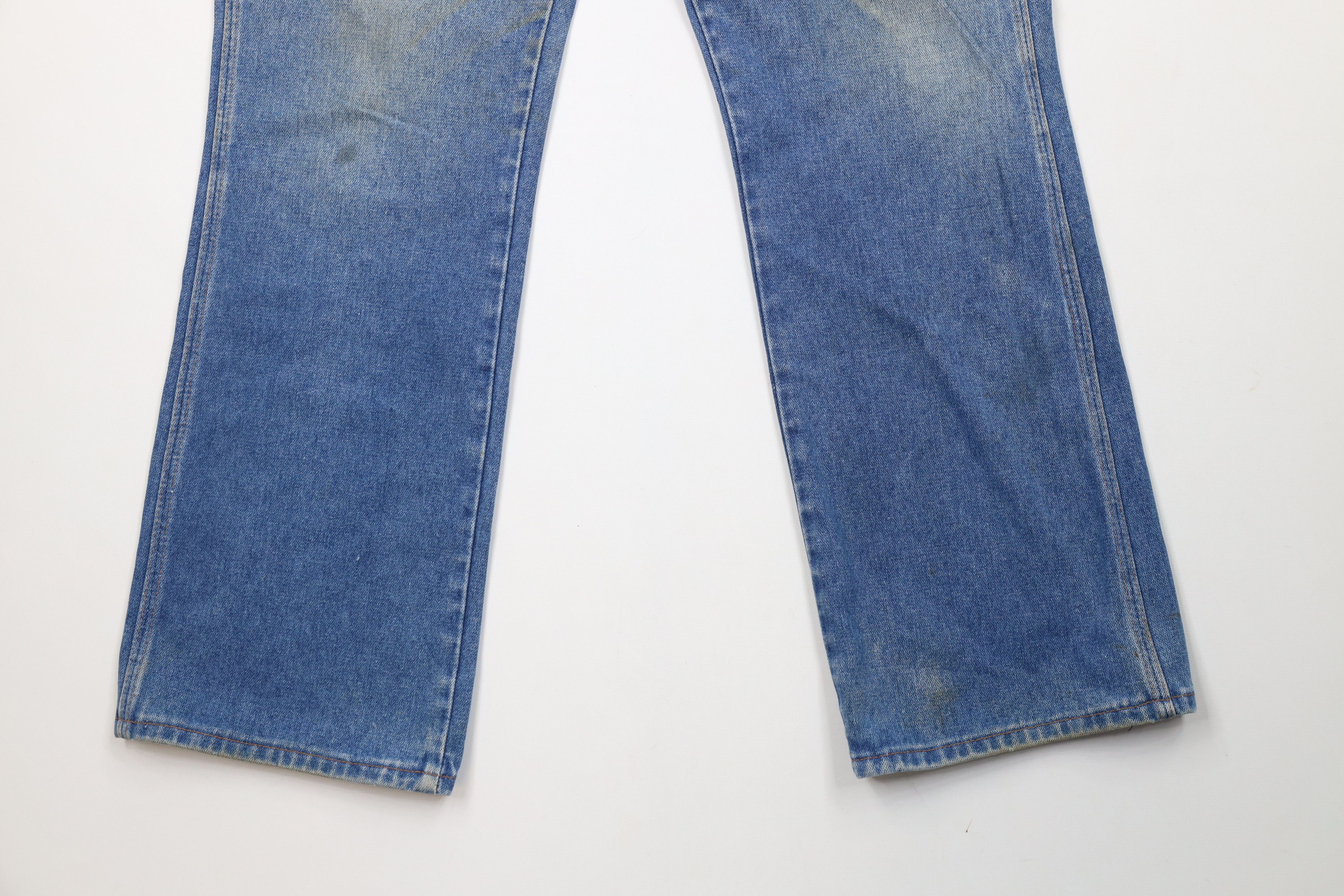 Vintage × Wrangler Vintage 90s Wrangler Wide Leg Denim Jeans Blue Cotton USA Size US 36 / EU 52 - 4 Thumbnail