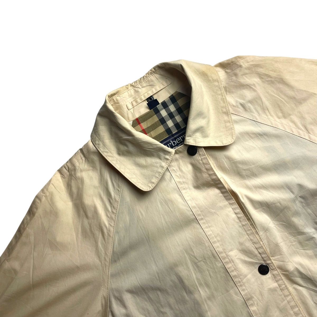 Burberry Prorsum VINTAGE BURBERRY LINED NOVACHECK LONG COAT JACKET Size US L / EU 52-54 / 3 - 10 Thumbnail