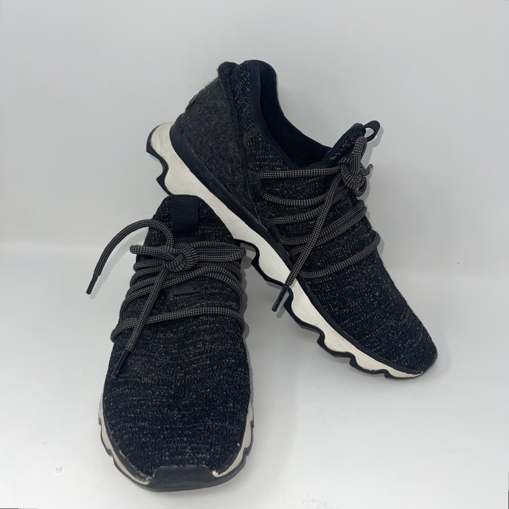 SOREL Sorel Kinetic NL3227-011 Sneakers Lace Up Low Top Knit Womens Shoes Size 9 Black Size M / US 6-8 / IT 42-44 - 2 Thumbnail
