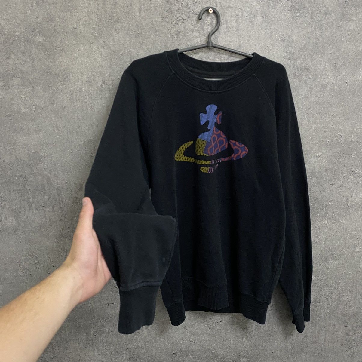 Vivienne Westwood Vintage Vivienne Westwood Big Logo Sweatshirt Y2K Size US M / EU 48-50 / 2 - 2 Thumbnail