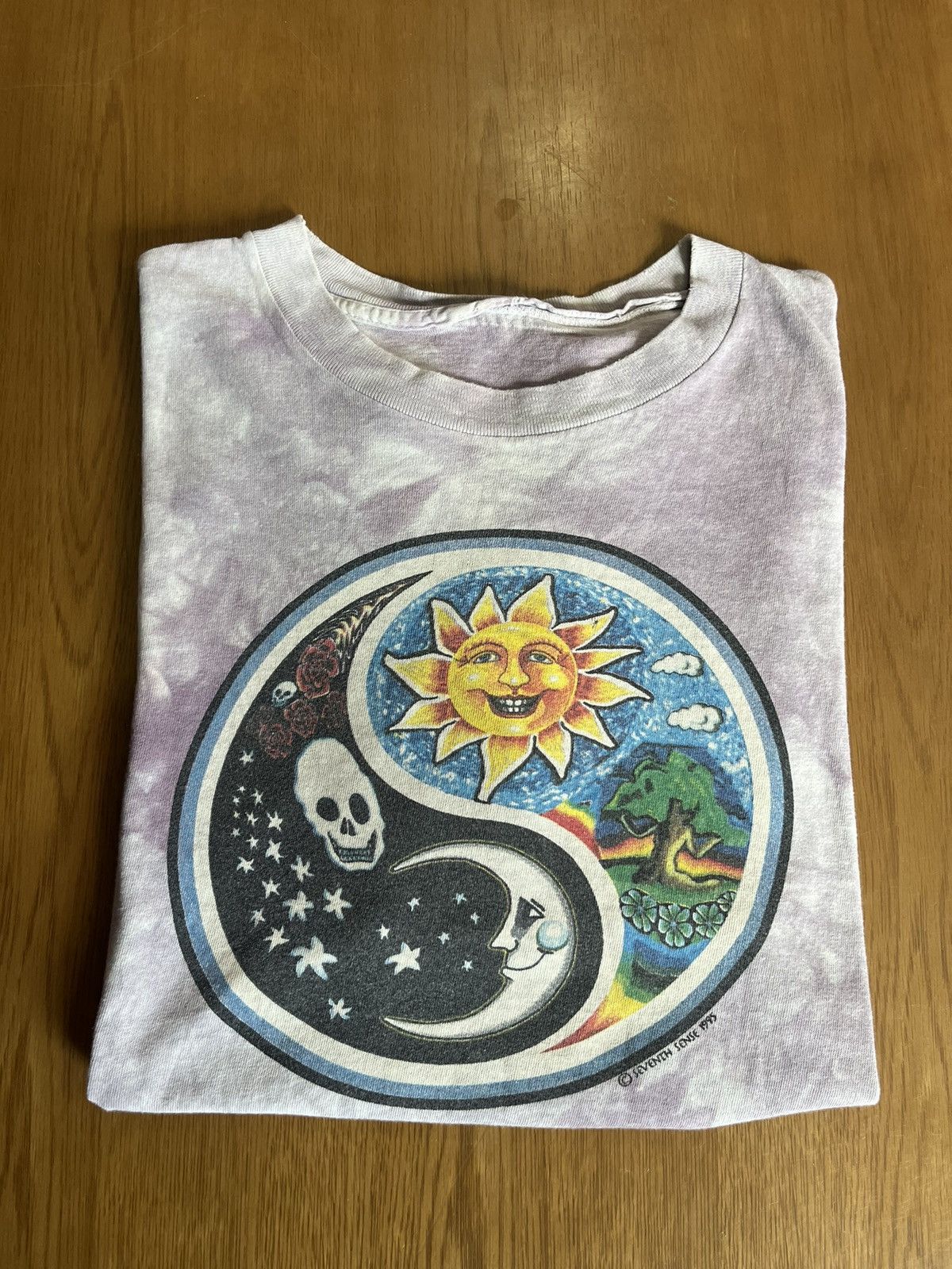 Arts & Science Vintage Sun & Moon Yin-Yang Art Design 95’s Seventh Sense Size US XL / EU 56 / 4 - 1 Thumbnail