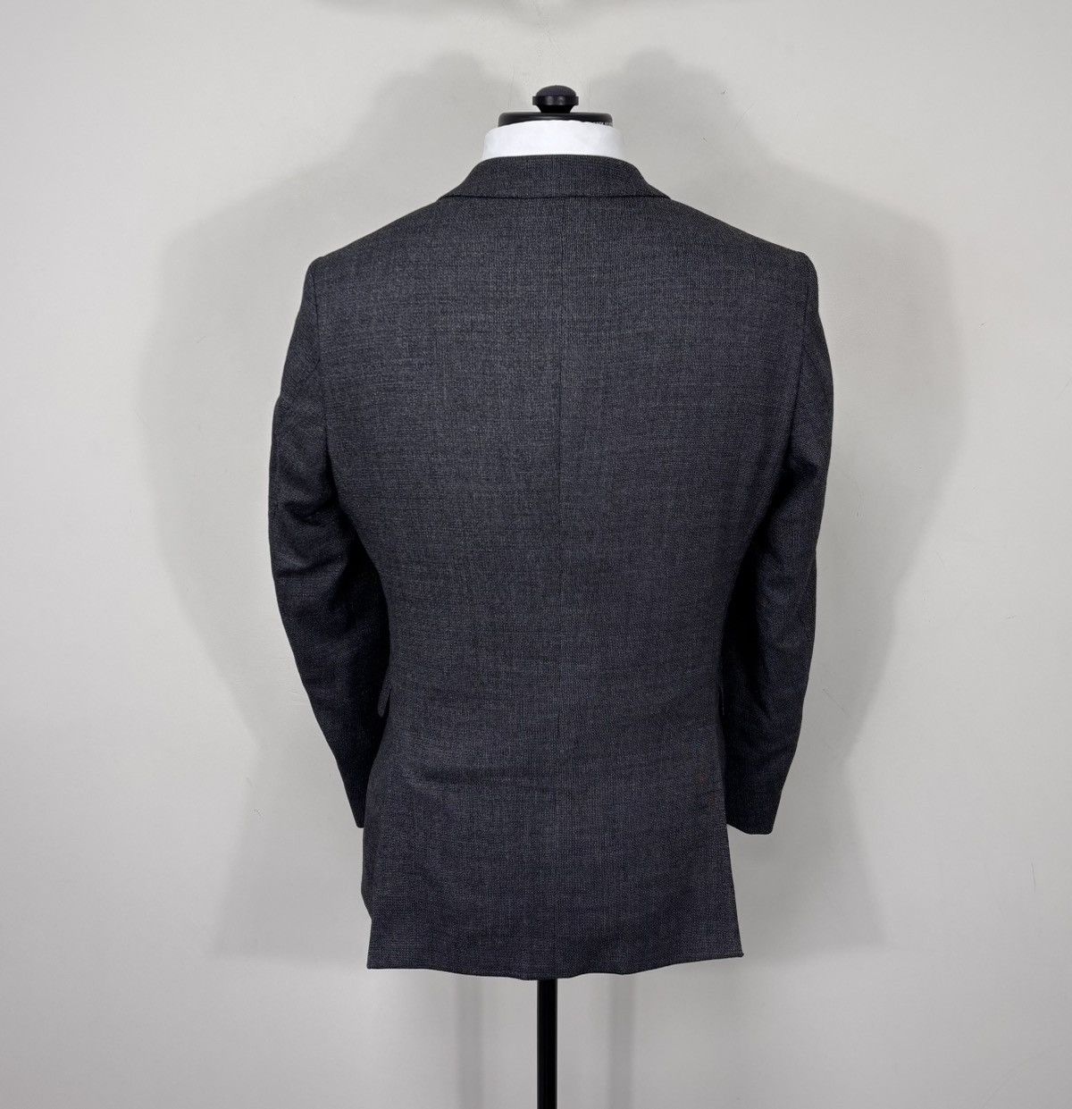 Hugo Boss Hugo Boss Men’s Grey Tailored Stretch Wool Blazer Jacket Size 38R - 10 Thumbnail