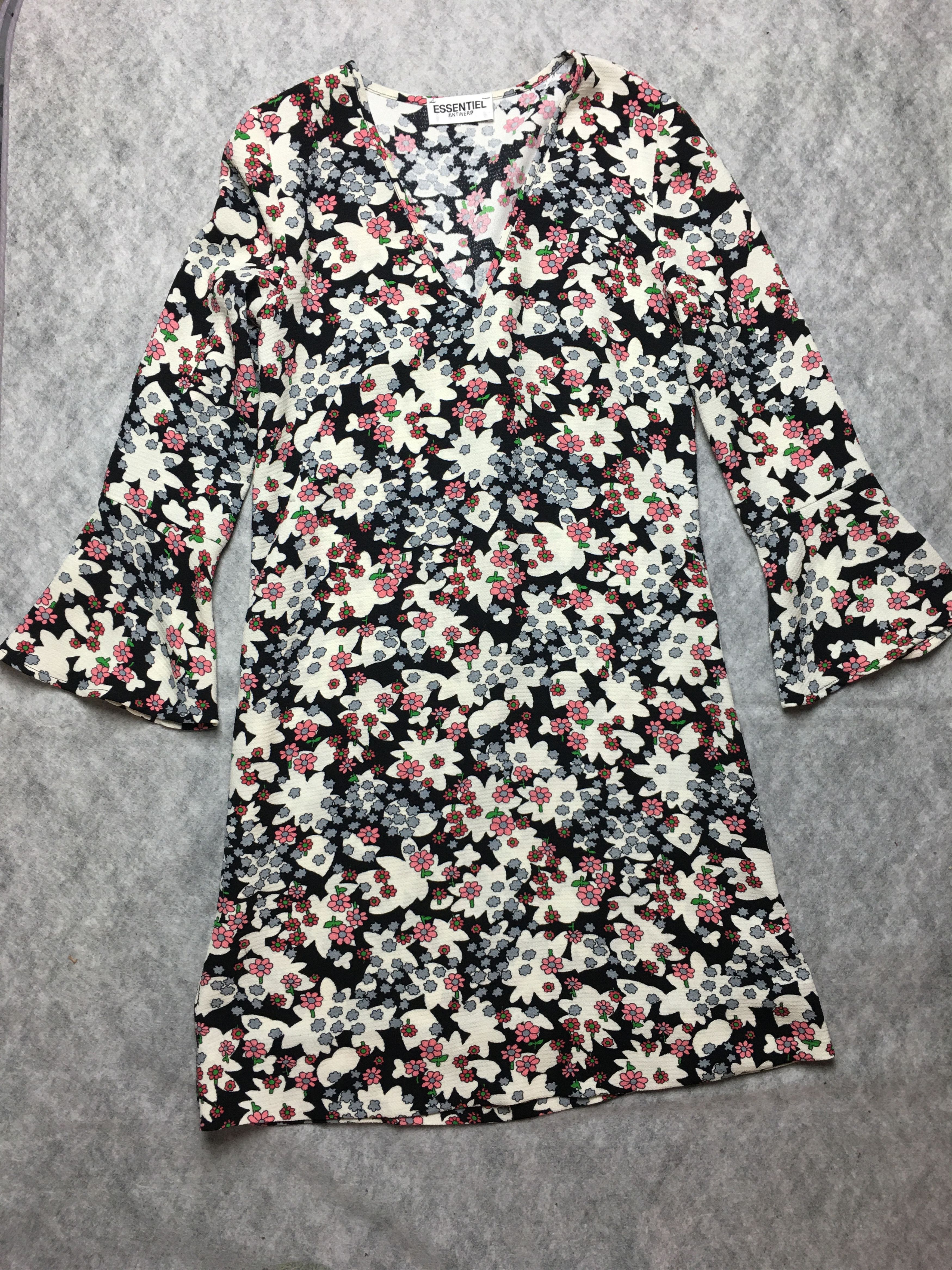 Essentiel Antwerp Essential Antwerp Ladies Black Rein 3/4 Sleeve Dress EU 34 Size XS / US 0-2 / IT 36-38 - 7 Thumbnail
