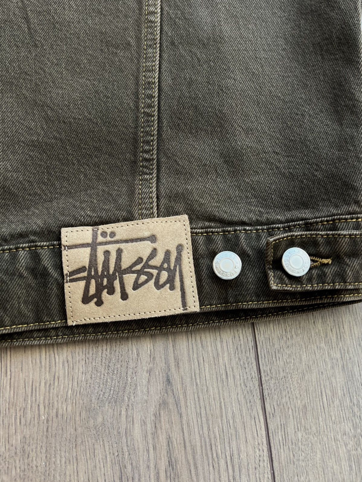 Stussy Stussy Denim Trucker Jacket Brown XL Size US XL / EU 56 / 4 - 7 Thumbnail