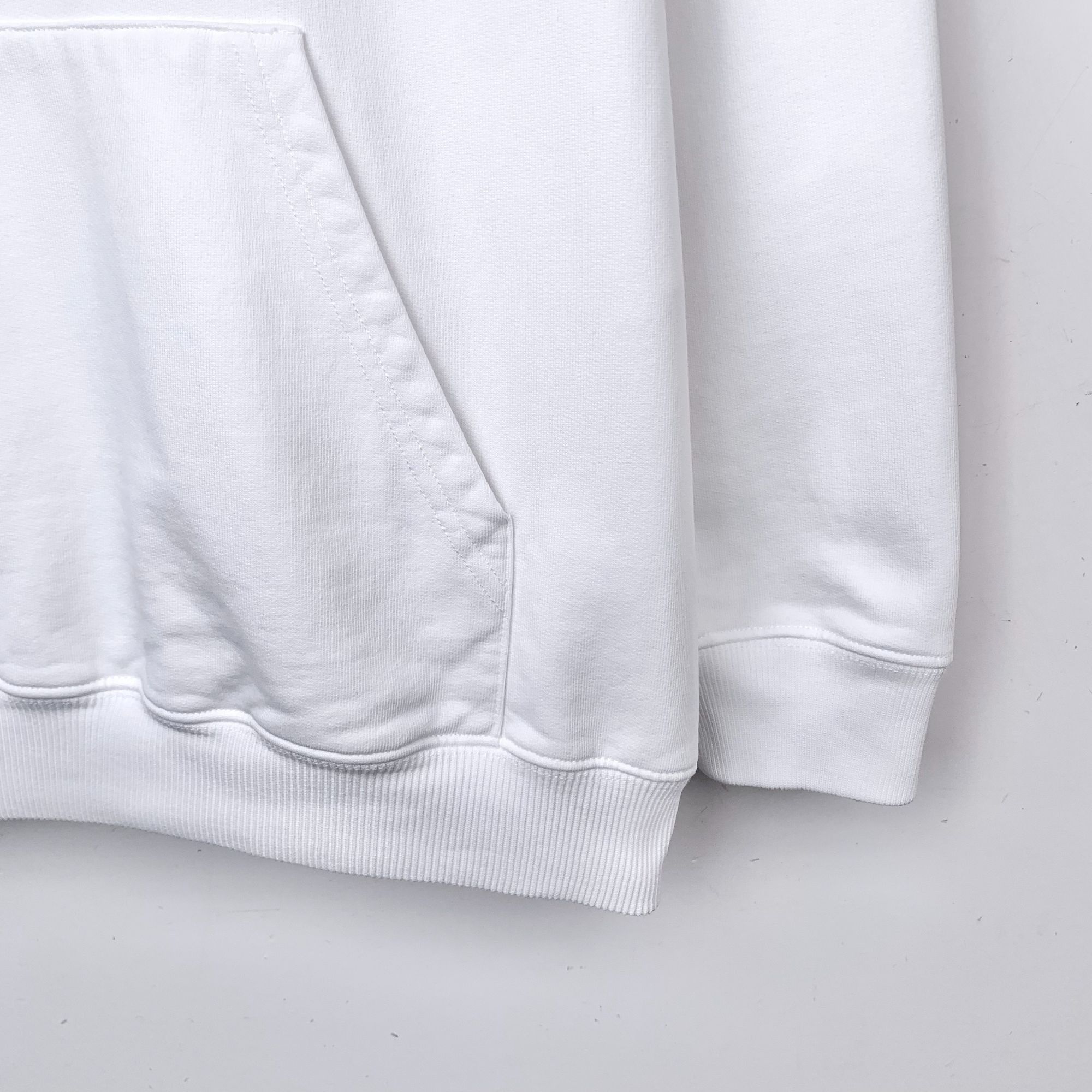 Balenciaga Balenciaga White Logo Cotton Hoodie (Size M) Size M / US 6-8 / IT 42-44 - 6 Thumbnail