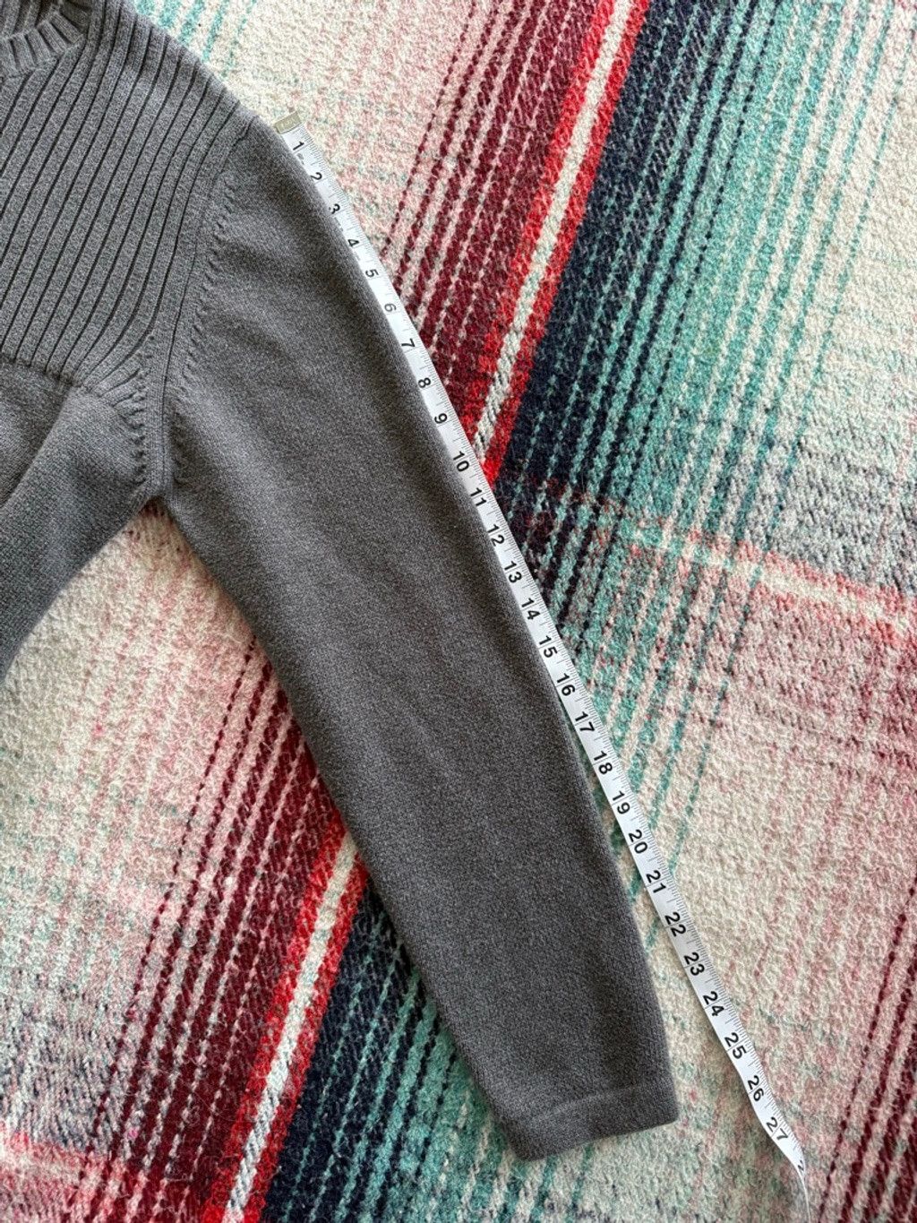 Eddie Bauer Men's Eddie Bauer Gray Ribbed Crewneck Sweater M Size US M / EU 48-50 / 2 - 8 Thumbnail
