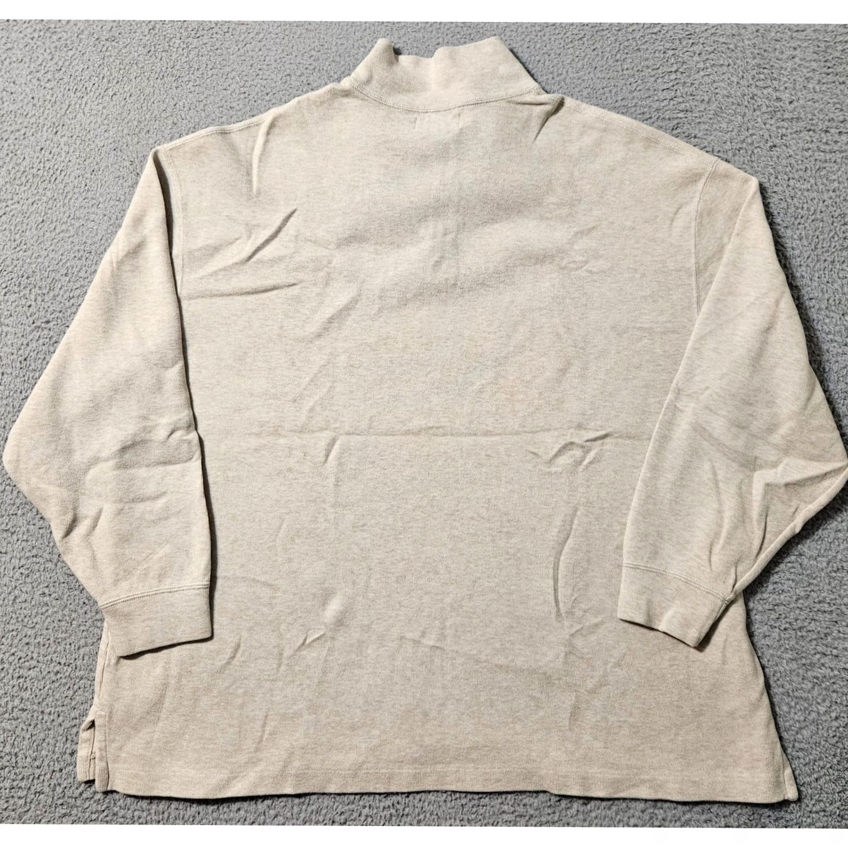 Polo Ralph Lauren Polo Ralph Lauren Sweater Mens Big 2X Cream Zip 2XB Pullover Pony Logo Quarter Size US XXL / EU 58 / 5 - 2 Thumbnail