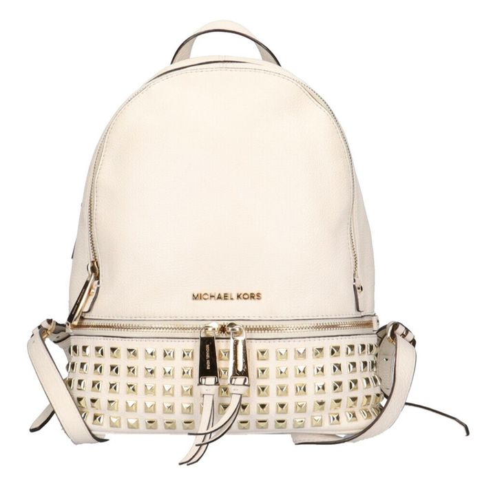 Michael Kors MICHAEL KORS Studs Backpack Rucksack Daypack Leather Women