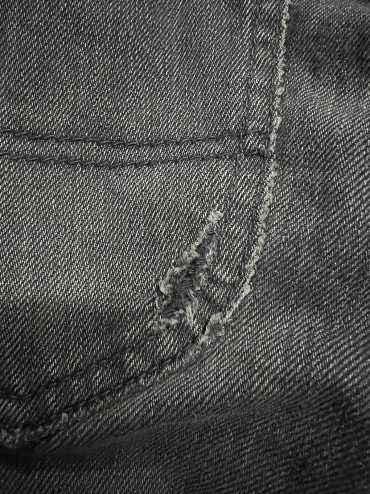If Six Was Nine × Lee 🌈80s Lee Riders Beams Distress Ripped Zipper Jean Size US 30 / EU 46 - 17 Thumbnail