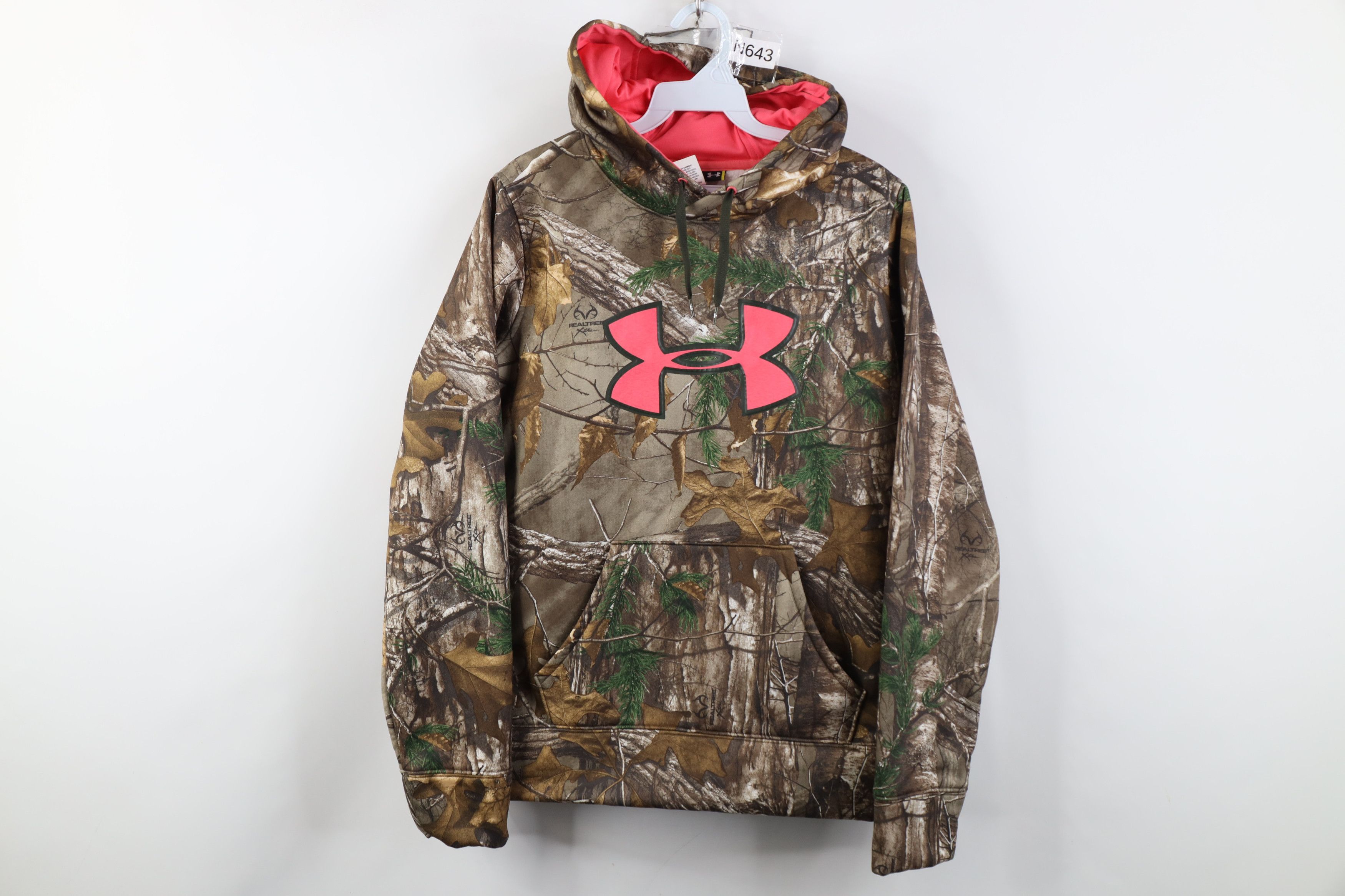 Under Armour Under Armour Loose Fit Big Logo Camouflage Hoodie Sweatshirt Size S / US 4 / IT 40 - 1 Thumbnail