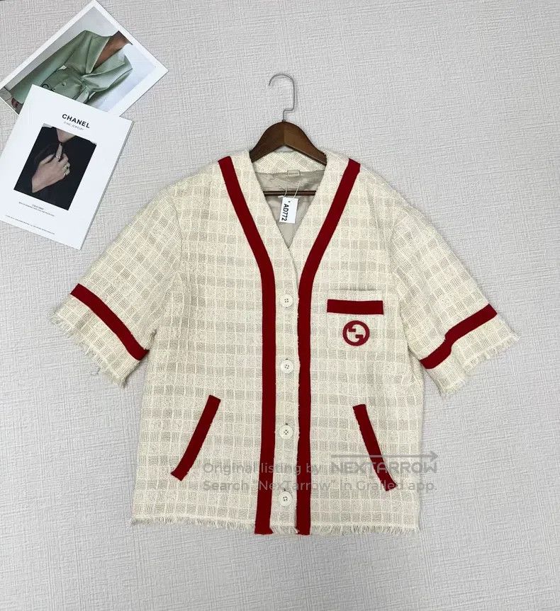 Gucci Gucci Colour-blocked logo woven coat Size XS / US 0-2 / IT 36-38 - 1 Thumbnail