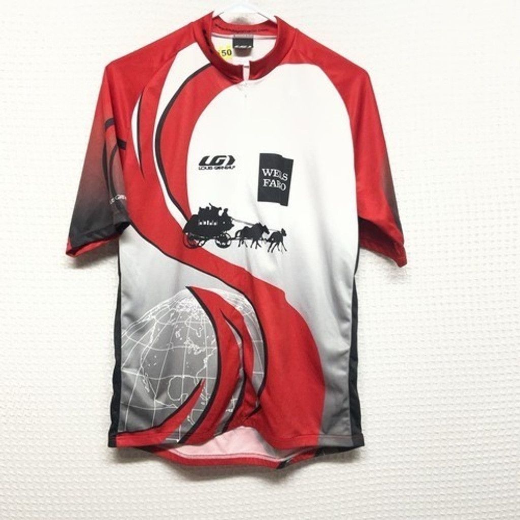 Other Louis Garneau Wells Fargo 1/2 Zip Cycling Jersey Shirt Men L Size US L / EU 52-54 / 3 - 1 Thumbnail