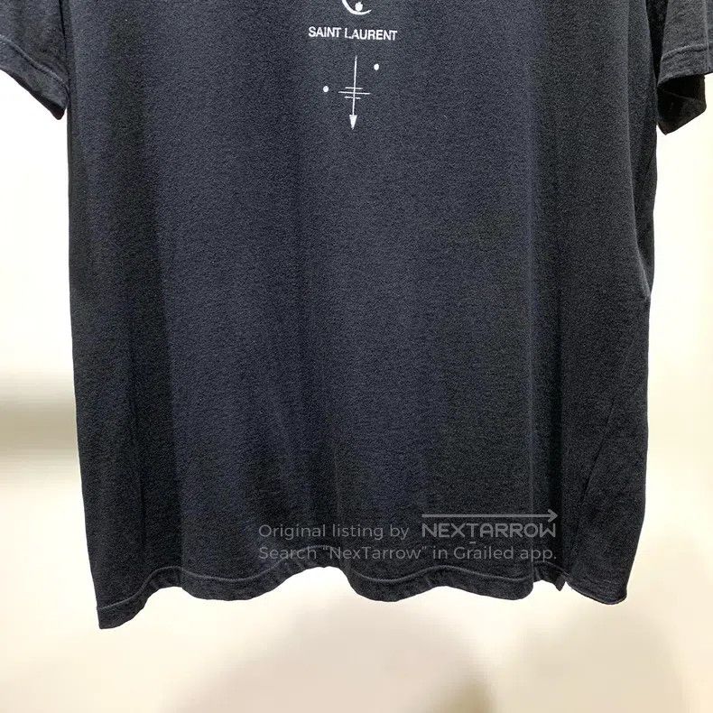 Saint Laurent Paris Saint Laurent Paris Chest Logo Printed Short Sleeve T-Shir Size US L / EU 52-54 / 3 - 6 Thumbnail