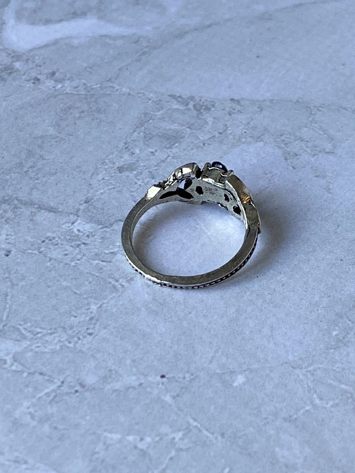 Japanese Brand × Jewelry × Vintage Vintage Ornate Drop Motif Ring - Retro Style Size ONE SIZE - 9 Thumbnail
