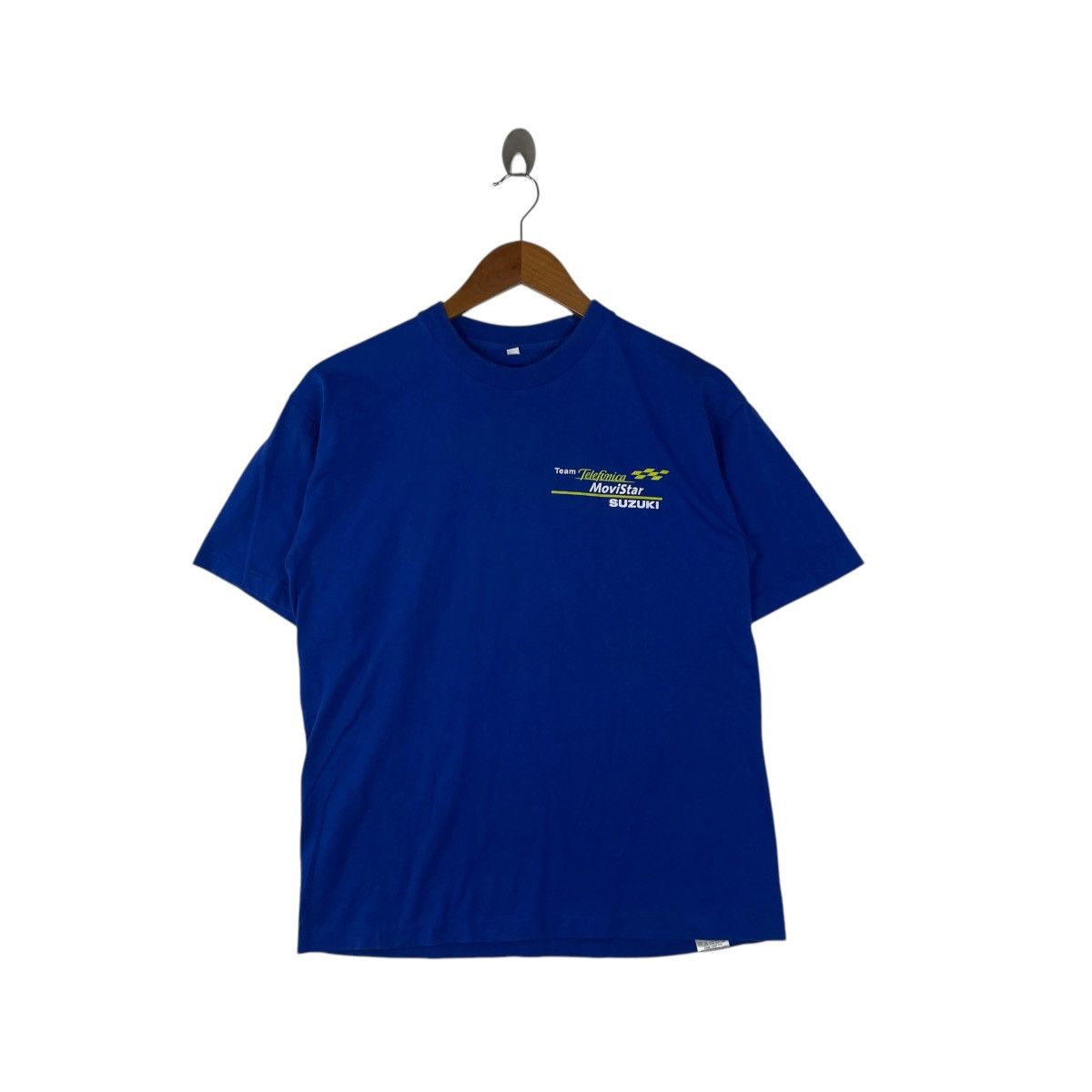Vintage Vintage Telefonica Movistar Suzuki Racing Team Tee Shirt Size US L / EU 52-54 / 3 - 2 Thumbnail