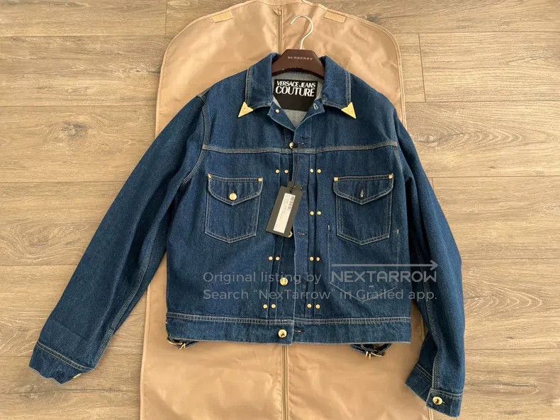 Versace Versace Men's denim jacket Size US M / EU 48-50 / 2 - 1 Thumbnail