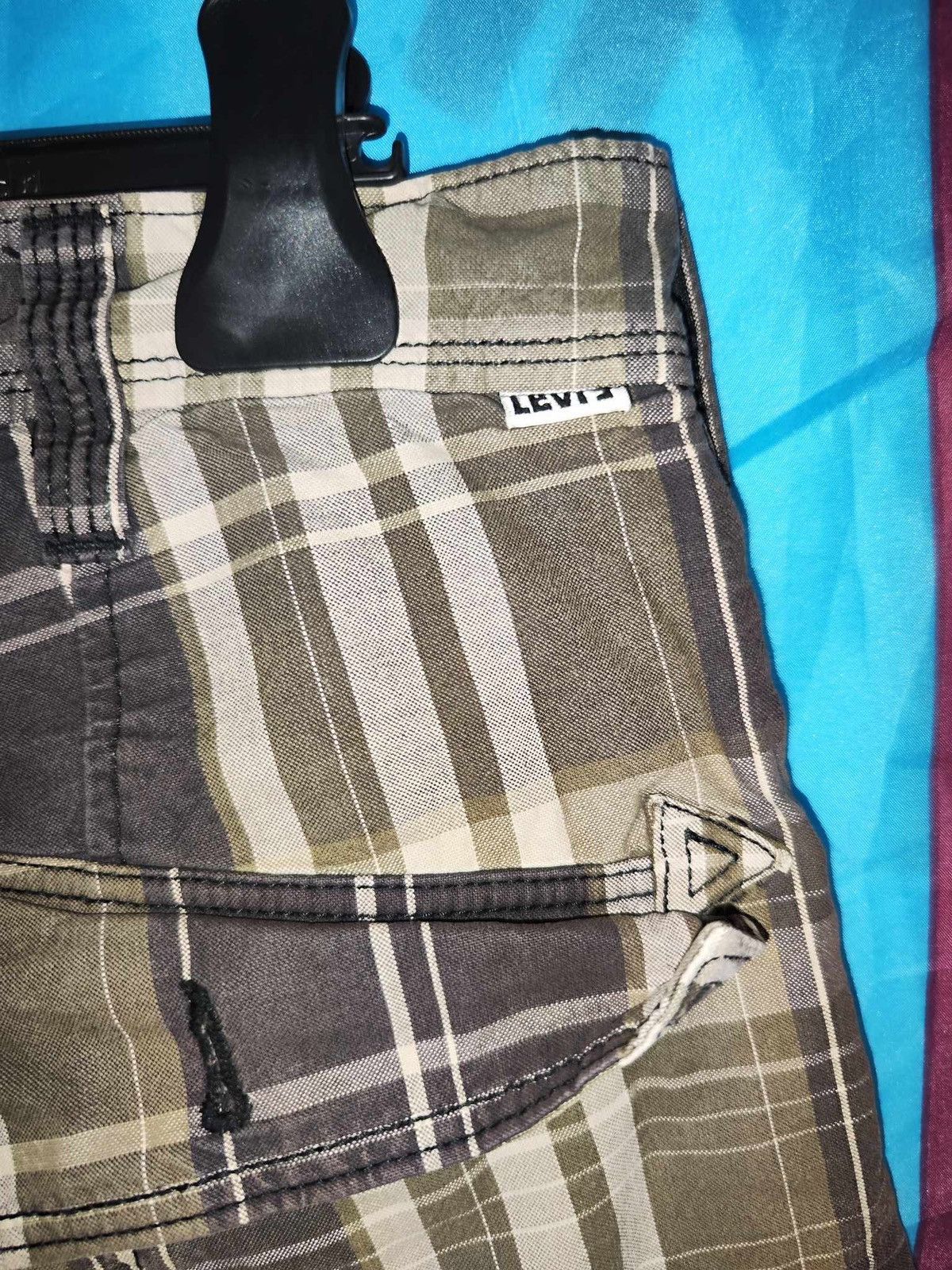 Levi's × Vintage Levi’s Sail cloth men’s cargo shorts size 34 Size US 34 / EU 50 - 7 Thumbnail