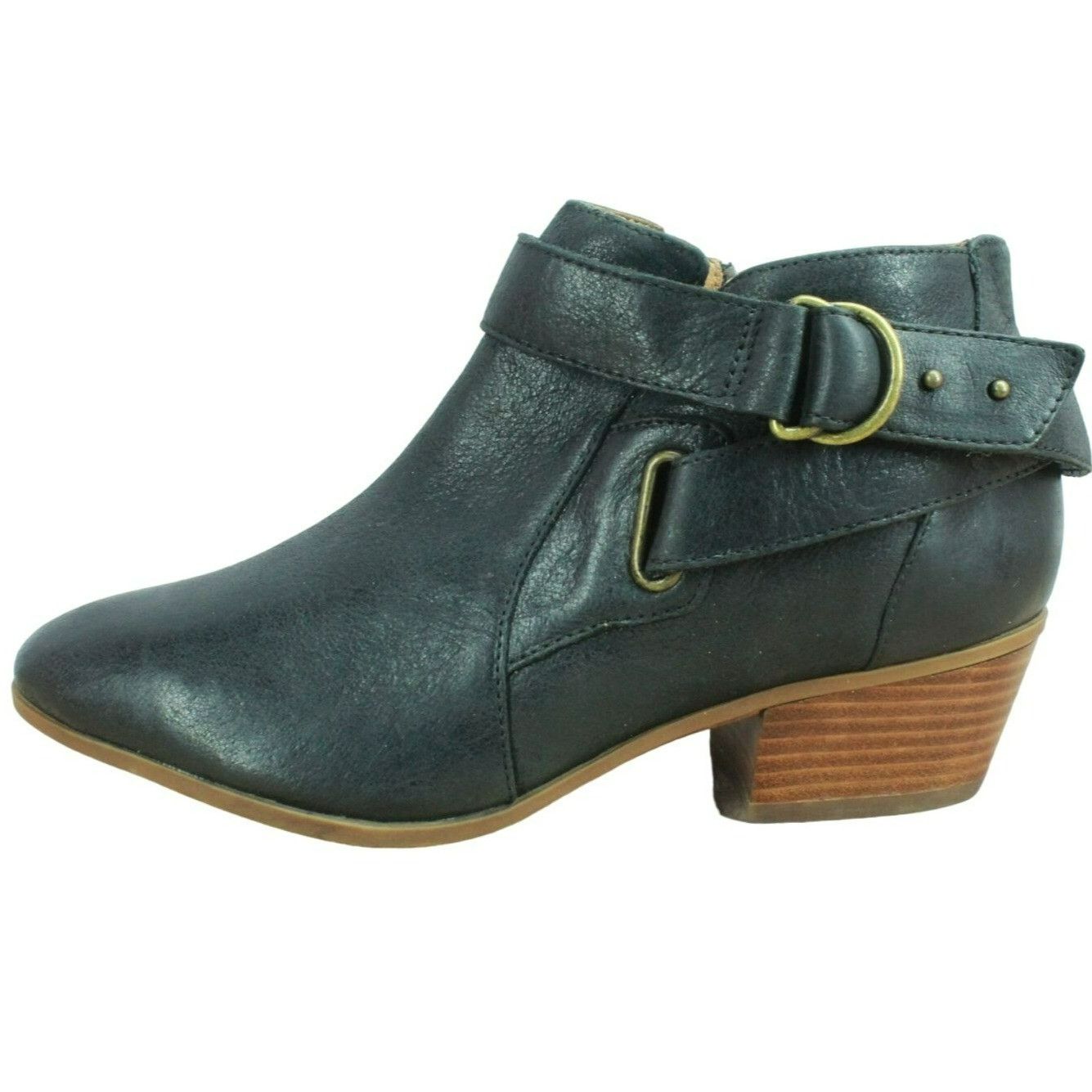 Clarks Leather Clarks Spye Belle Women s Leather Side Zip Ankle Booties Grailed