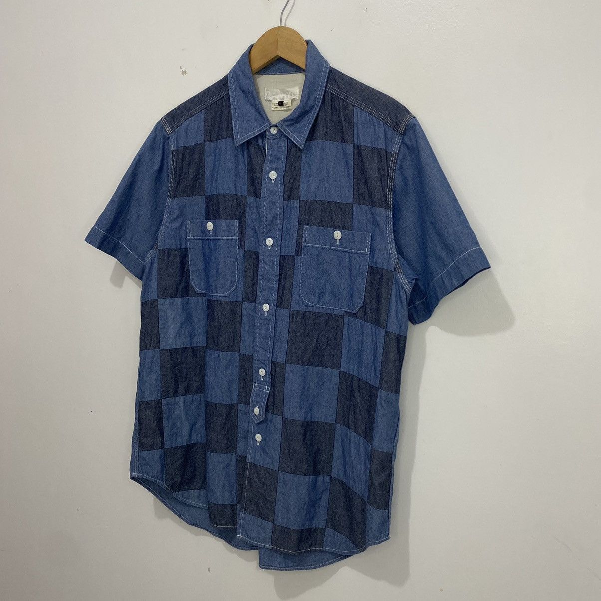 Comme des Garcons × Ganryu Ganryu Comme des Garcons Patchwork Polo Size US M / EU 48-50 / 2 - 2 Thumbnail