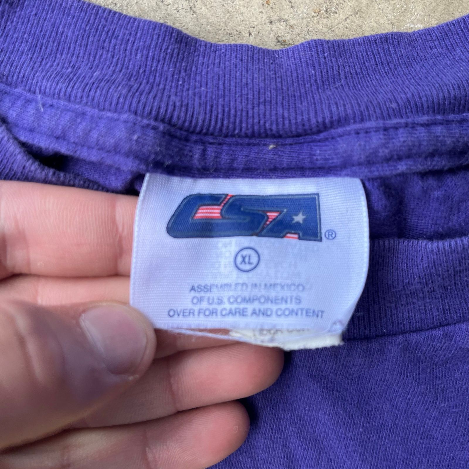 Vintage VINTAGE MINNESOTA VIKINGS NFL FOOTBALL SHIRT 90S XL PURPLE Size US XL / EU 56 / 4 - 4 Thumbnail