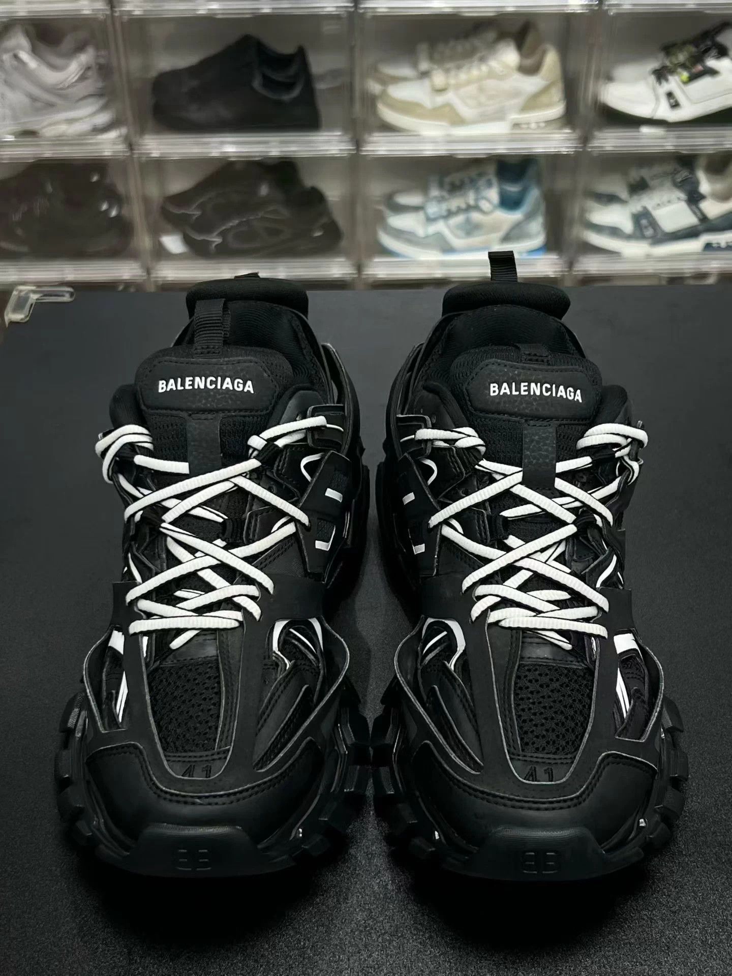 Balenciaga Track Black White 41 Minimal Wear