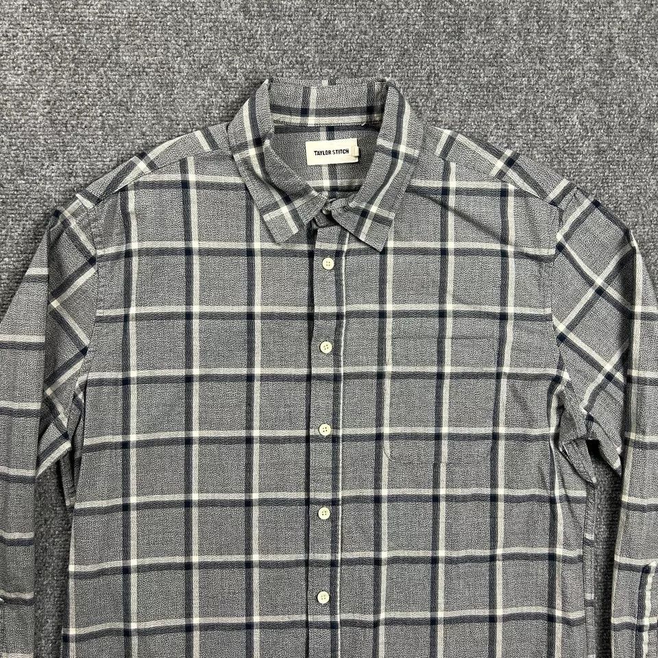 Taylor Stitch Taylor Stitch Shirt Mens 42 Window Pane Check Cotton Adults Size US XS / EU 42 / 0 - 2 Thumbnail