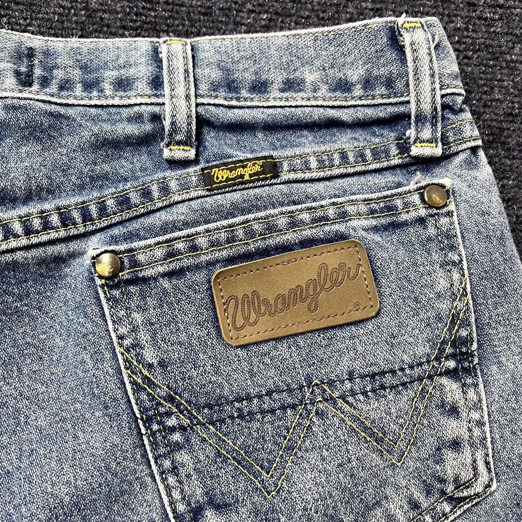Wrangler Wrangler George Strait Jeans Mens 38x30 Blue Denim Straight Leg Cowboy Size US 30 / EU 46 - 7 Thumbnail