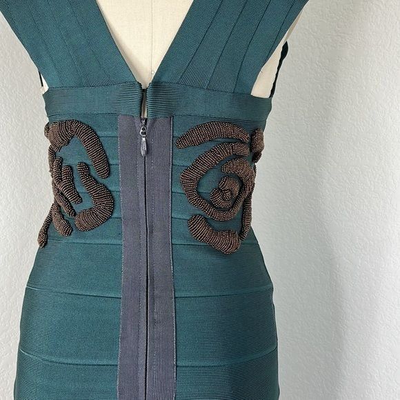 Herve Leger Herve Leger Beaded Bandage Dress Size M / US 6-8 / IT 42-44 - 7 Thumbnail