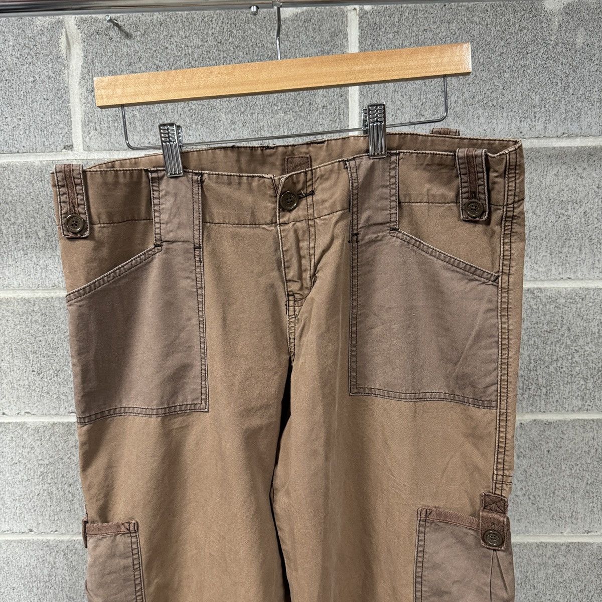 Vintage Vintage Abercrombie & Fitch Cargo Pants ERD Grunge Raimundo Size 34" / US 12 / IT 48 - 10 Thumbnail