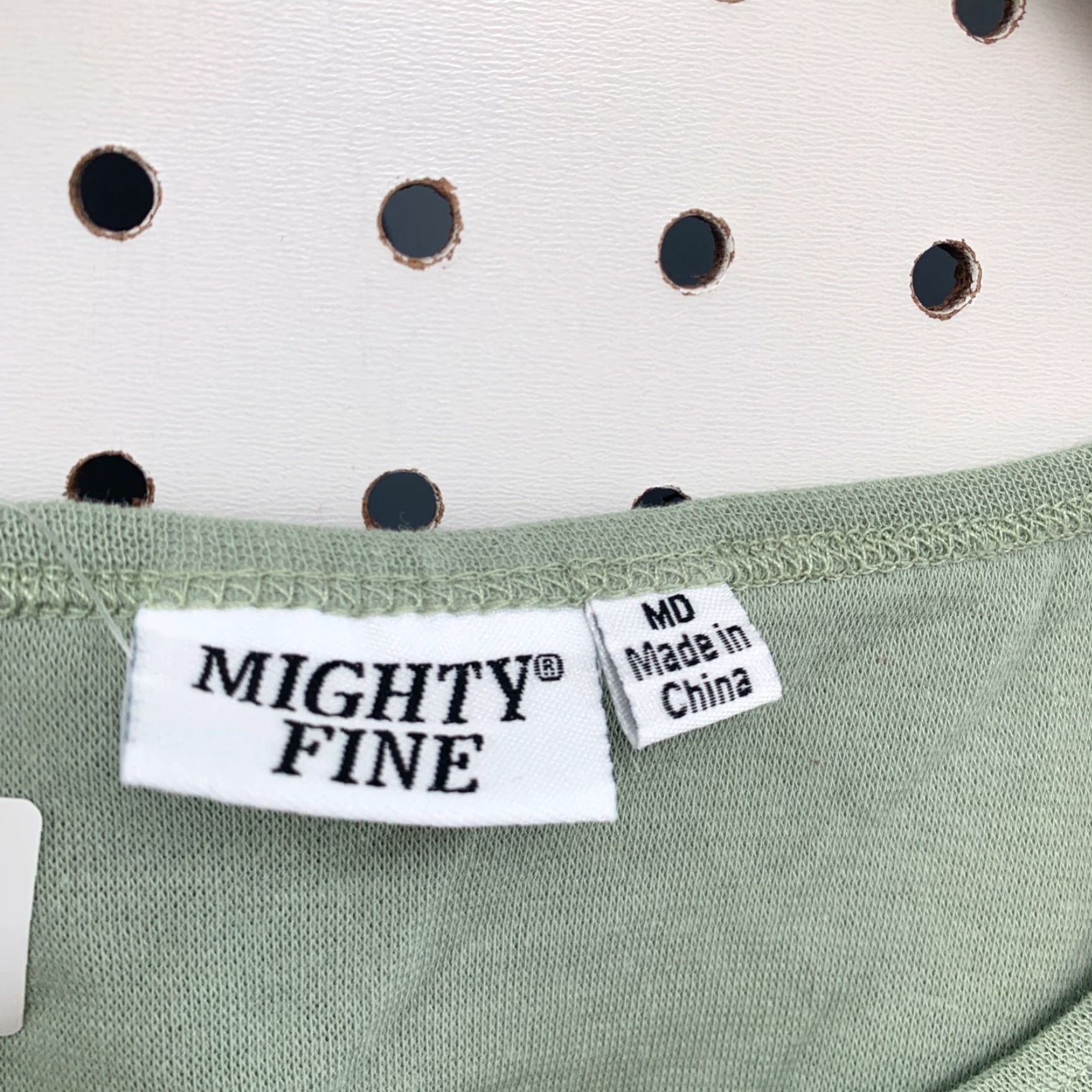Vintage Mighty Fine Tank Top Shirt Womens Medium Green Sleeveless Rainbow Scrunch New Size M / US 6-8 / IT 42-44 - 7 Thumbnail