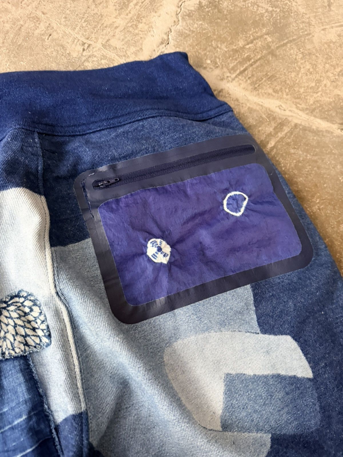 Kapital Kapital Indigo Sweatpants Comme des Garçons Blue Blue Japan Size US 34 / EU 50 - 11 Thumbnail