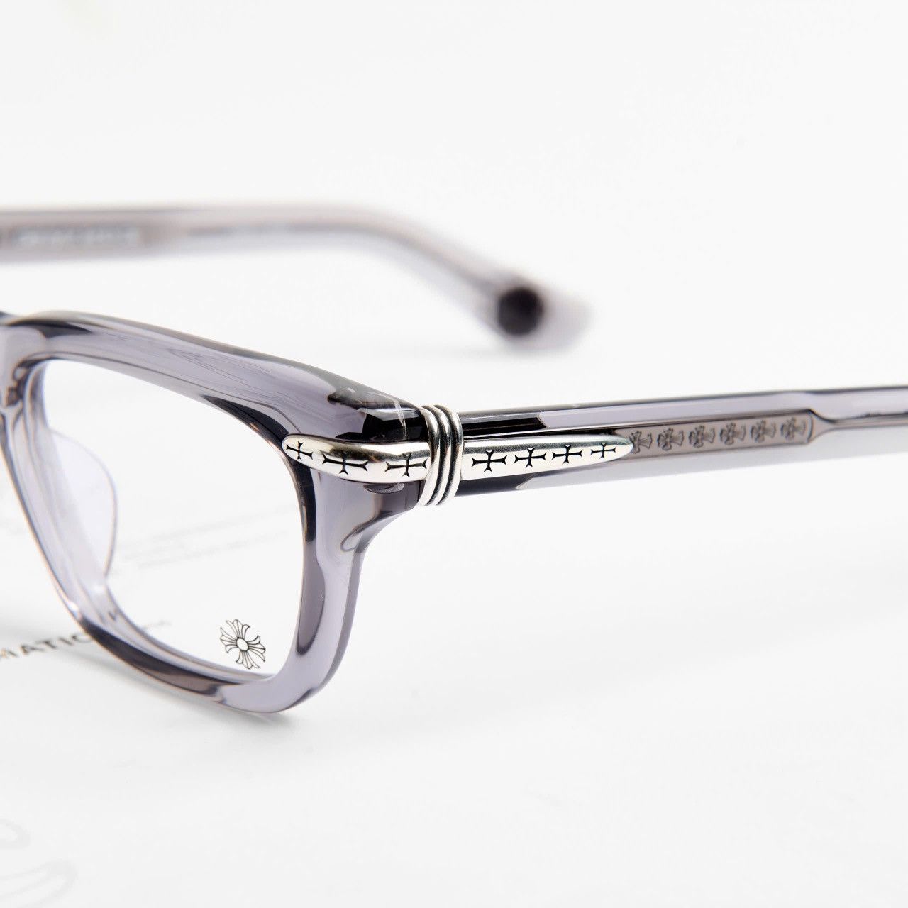 Chrome Hearts CHROME HEARTS TRYPOLEAGAIN GRAPHITE GLASSES Size ONE SIZE - 3 Thumbnail