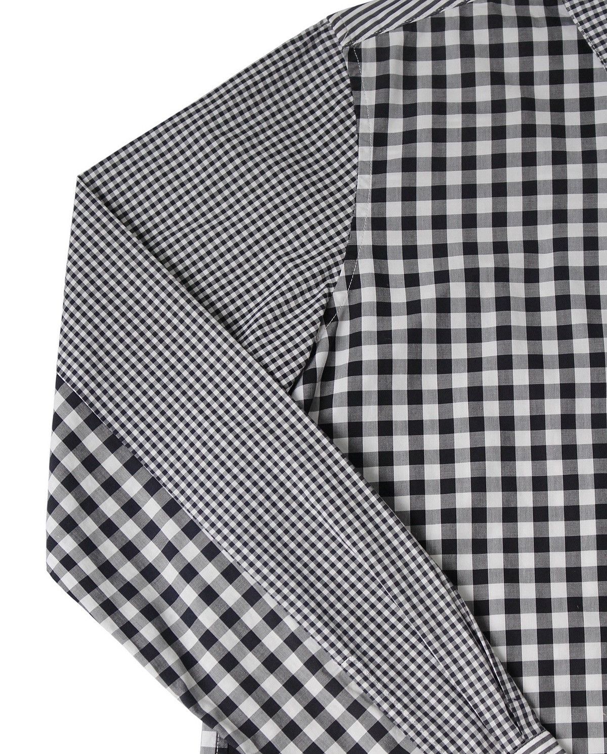 Issey Miyake SS2013 NÉ-NET PATCHWORK CHECK STRIPE SHIRT Size US M / EU 48-50 / 2 - 6 Thumbnail