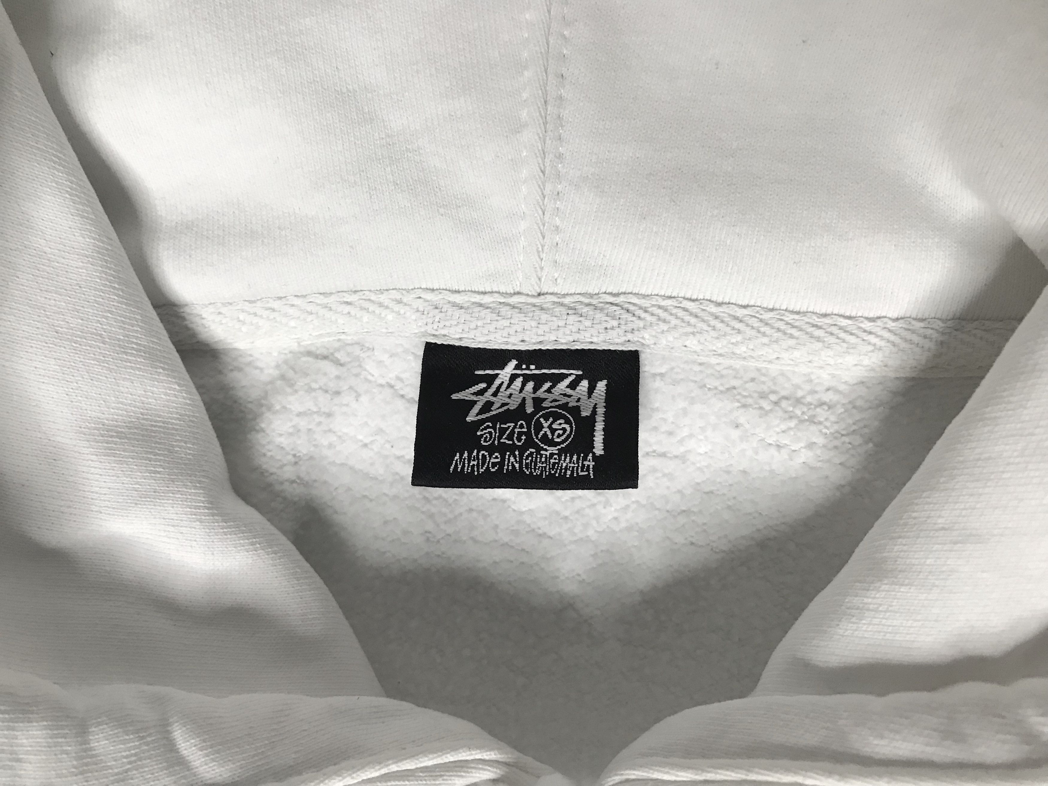 Stussy Stussy Basic Hoodie Pigment Dyed Pullover Unisex White Size US XS / EU 42 / 0 - 9 Thumbnail