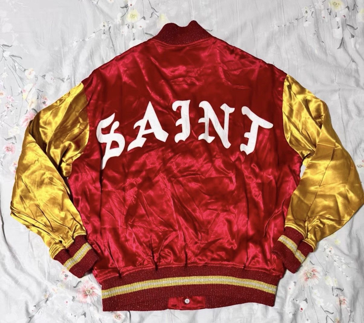 Saint Michael Saint Michael 23SS Yokosuka Embroidered Baseball Jacket Size US L / EU 52-54 / 3 - 2 Thumbnail