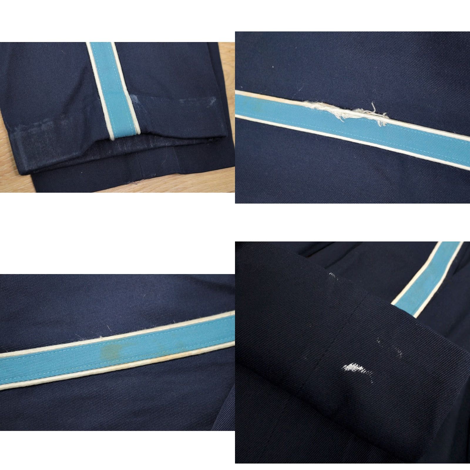 Vintage VINTAGE 1970s Dark Blue Band Pants Lot of 18 Sizes 26-28 70s Size US 26 / EU 42 - 9 Thumbnail