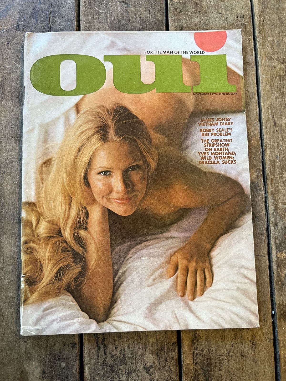 Vintage OUI Magazine “ For The Man of The World ” November 1973 Size ONE SIZE - 1 Thumbnail