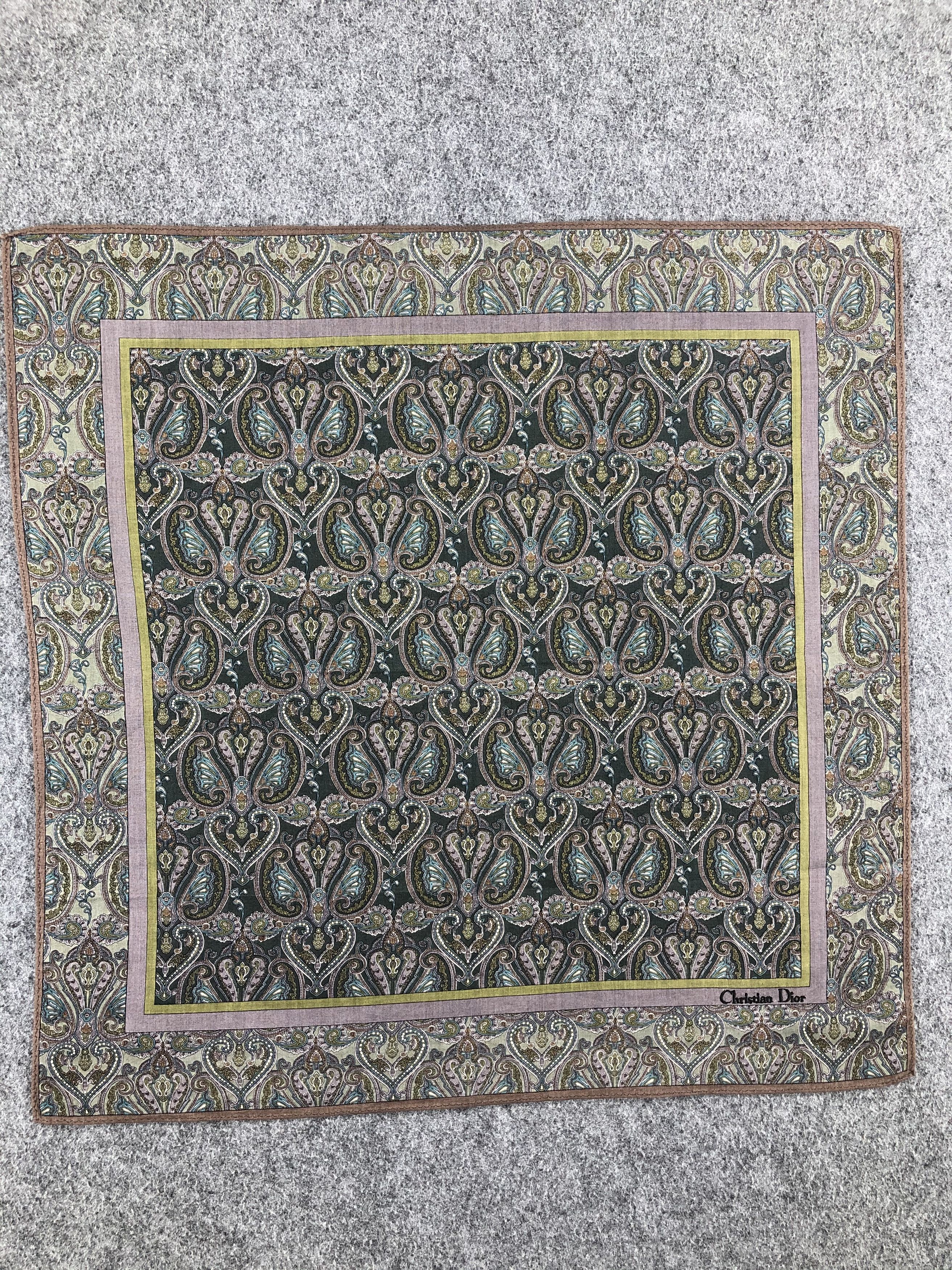 Vintage Christian Dior Handkerchief / Bandana / Neckerchief Size ONE SIZE - 3 Thumbnail