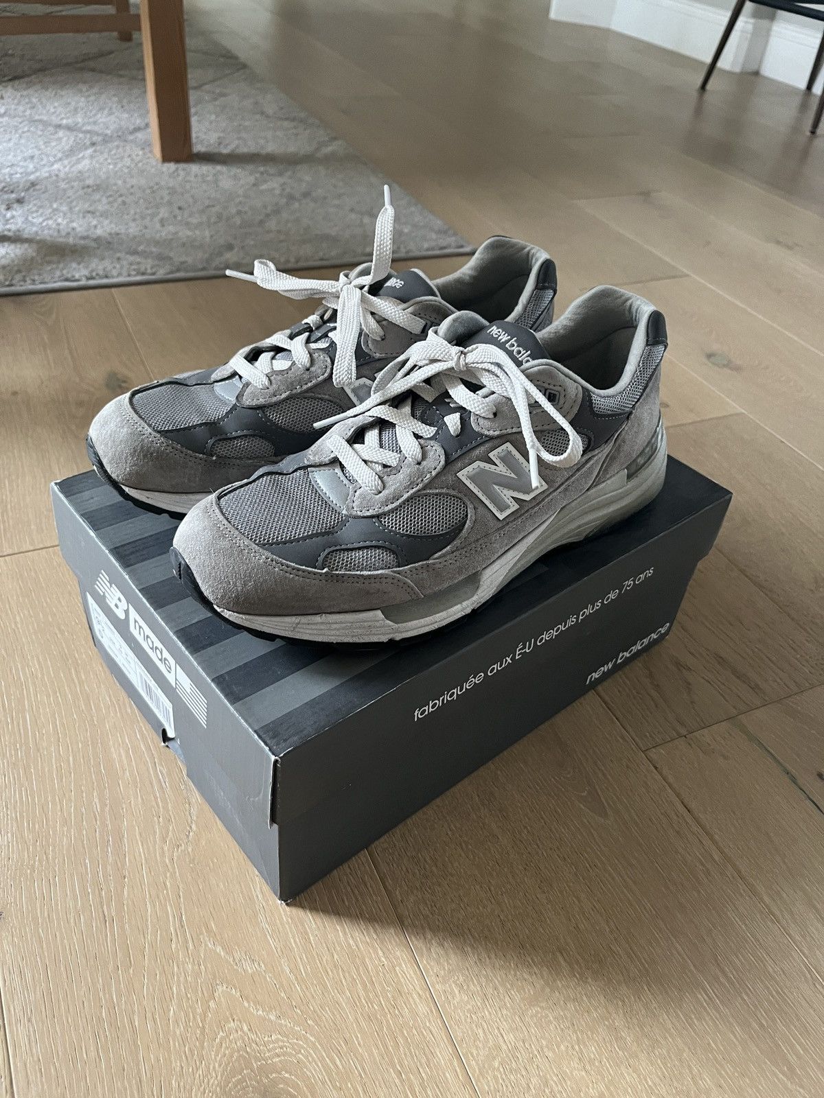 靴 newbalance 992 grey New Balance 992 Made in USA 'Grey' M992GR