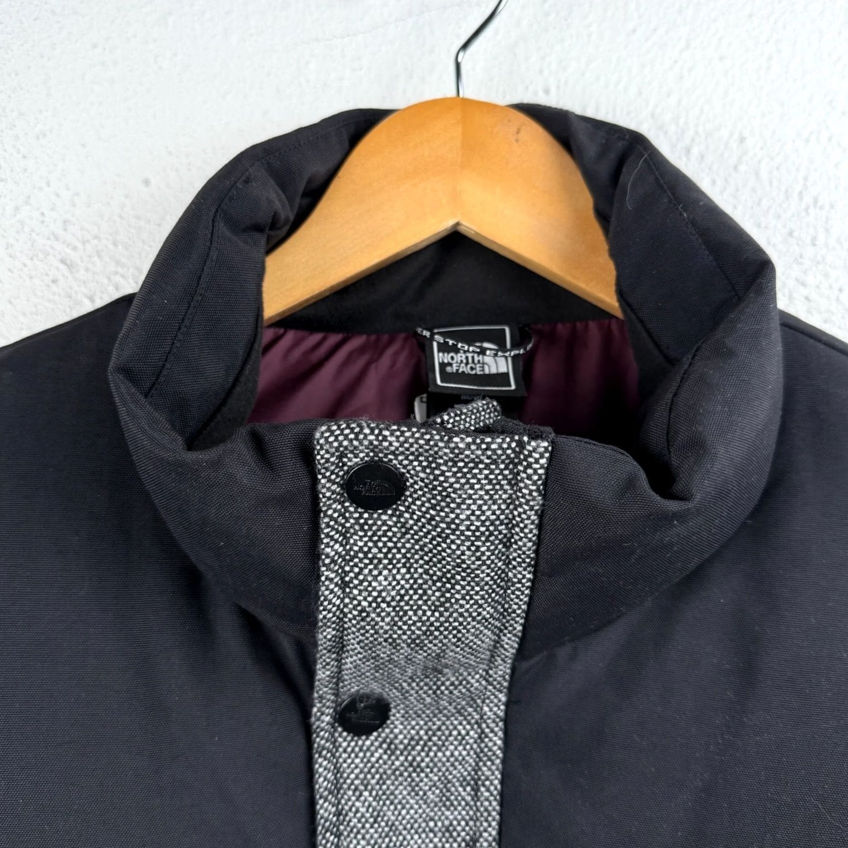 The North Face VINTAGE The North Face Puffer Vest 550 Gray Knit Mens M Medium Jacket Vest Size US M / EU 48-50 / 2 - 6 Thumbnail