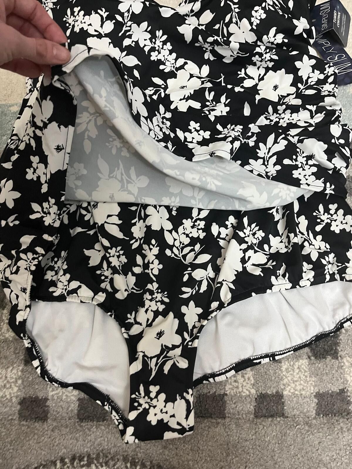 Other Simply Slim 2X Tummy Control One Piece Swimsuit Size ONE SIZE - 3 Thumbnail