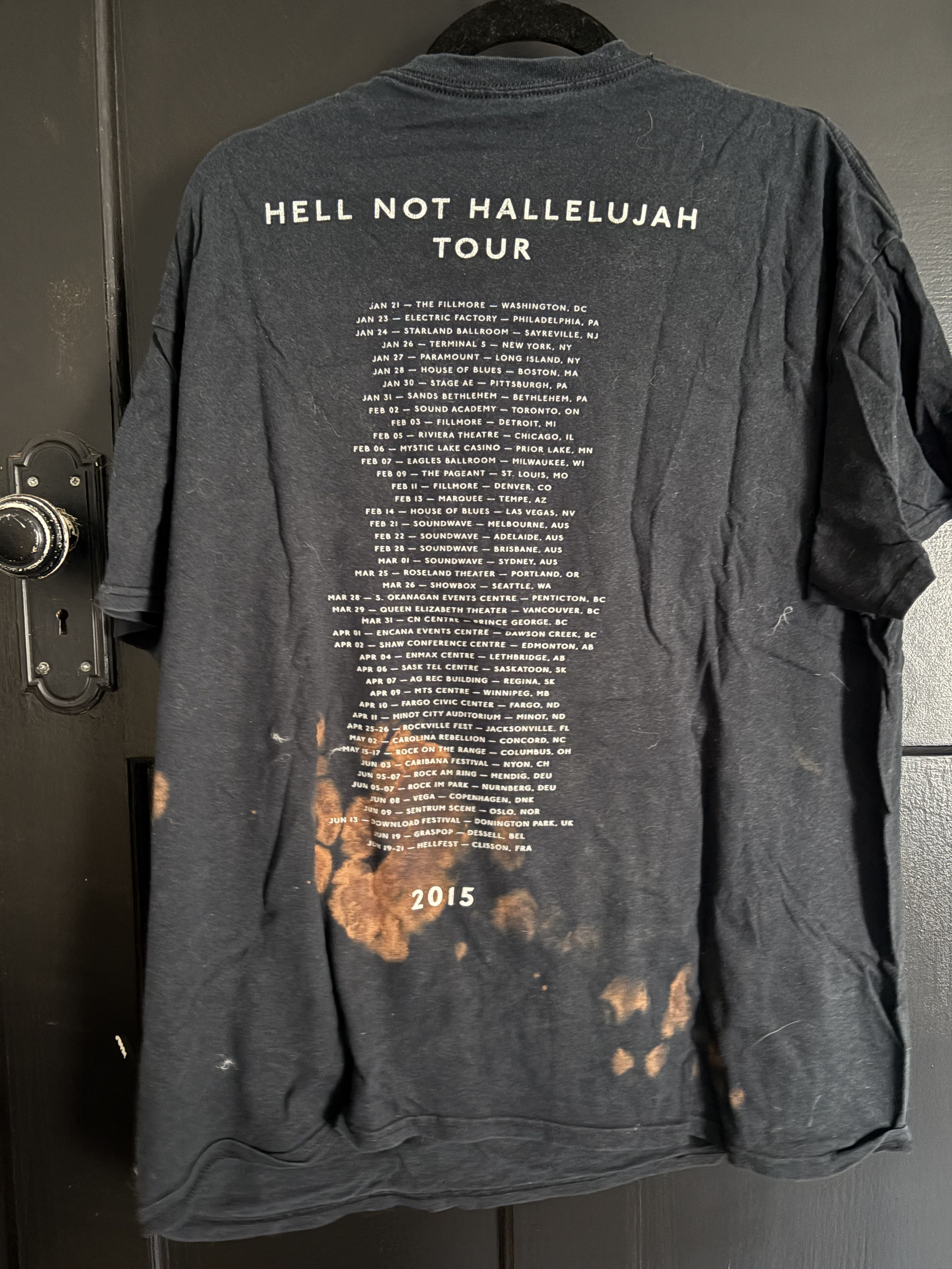 Other Marilyn Manson // Bleached Band Tee // The Pale Emperor 2015 Size US XL / EU 56 / 4 - 2 Thumbnail