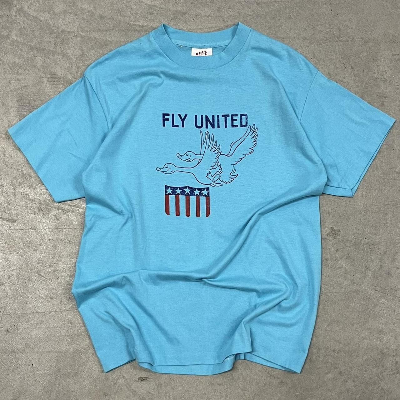 Vintage Vintage Fly United Parody Sex Shirt Size US L / EU 52-54 / 3 - 1 Thumbnail
