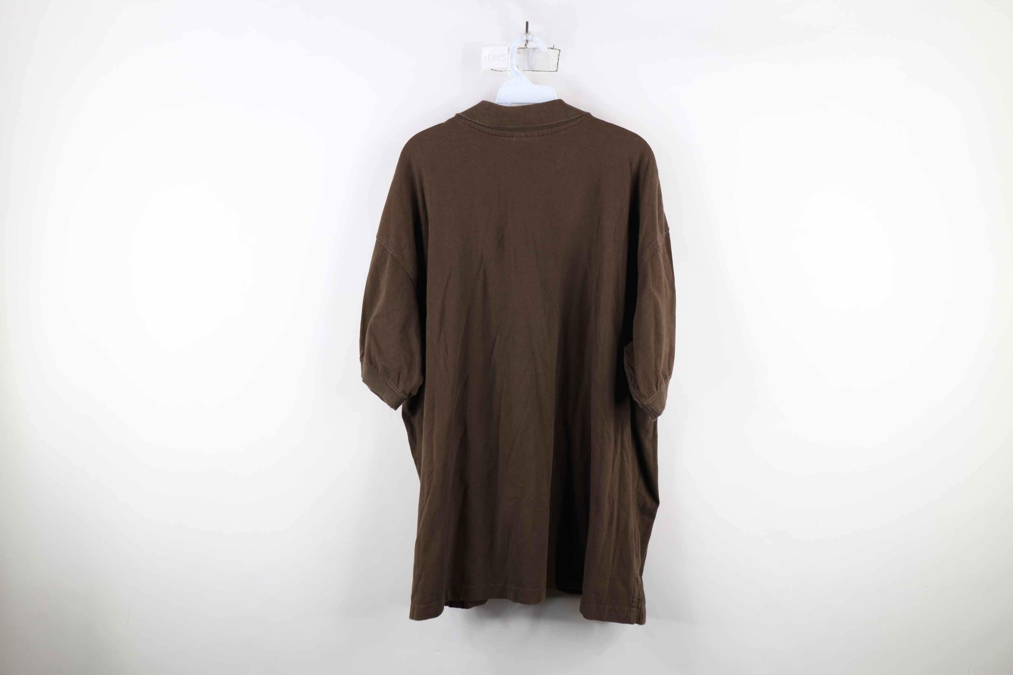 Carhartt × Vintage Vintage 90s Carhartt Spell Short Sleeve Polo Shirt Cotton Size US XXL / EU 58 / 5 - 12 Thumbnail